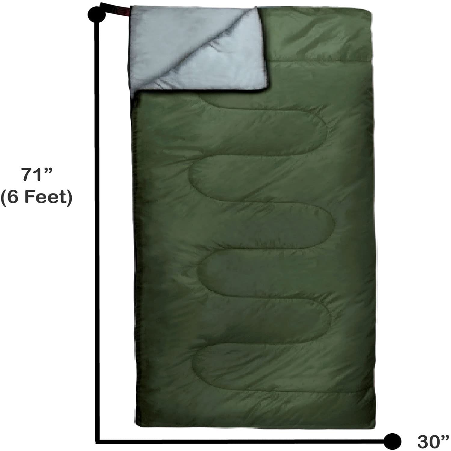 Envelope Sleeping Bags 4 Seasons Warm Or Cold Lightweight Indoor Outdoor Sleeping Bags For Adults, Backpacking, Camping