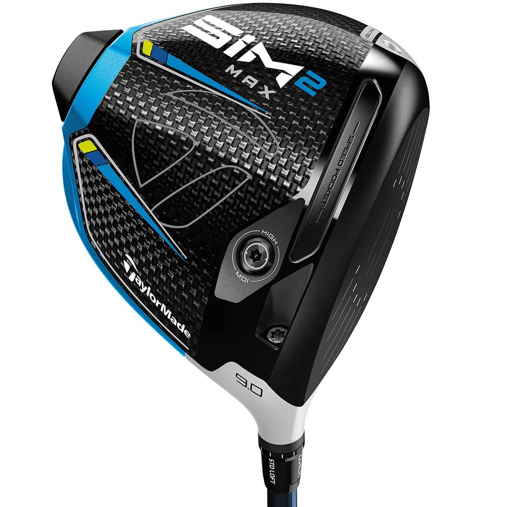 TaylorMade SIM 2 Max Driver Mens Left Hand Graphite Stiff 9 Degree Ventus Blue