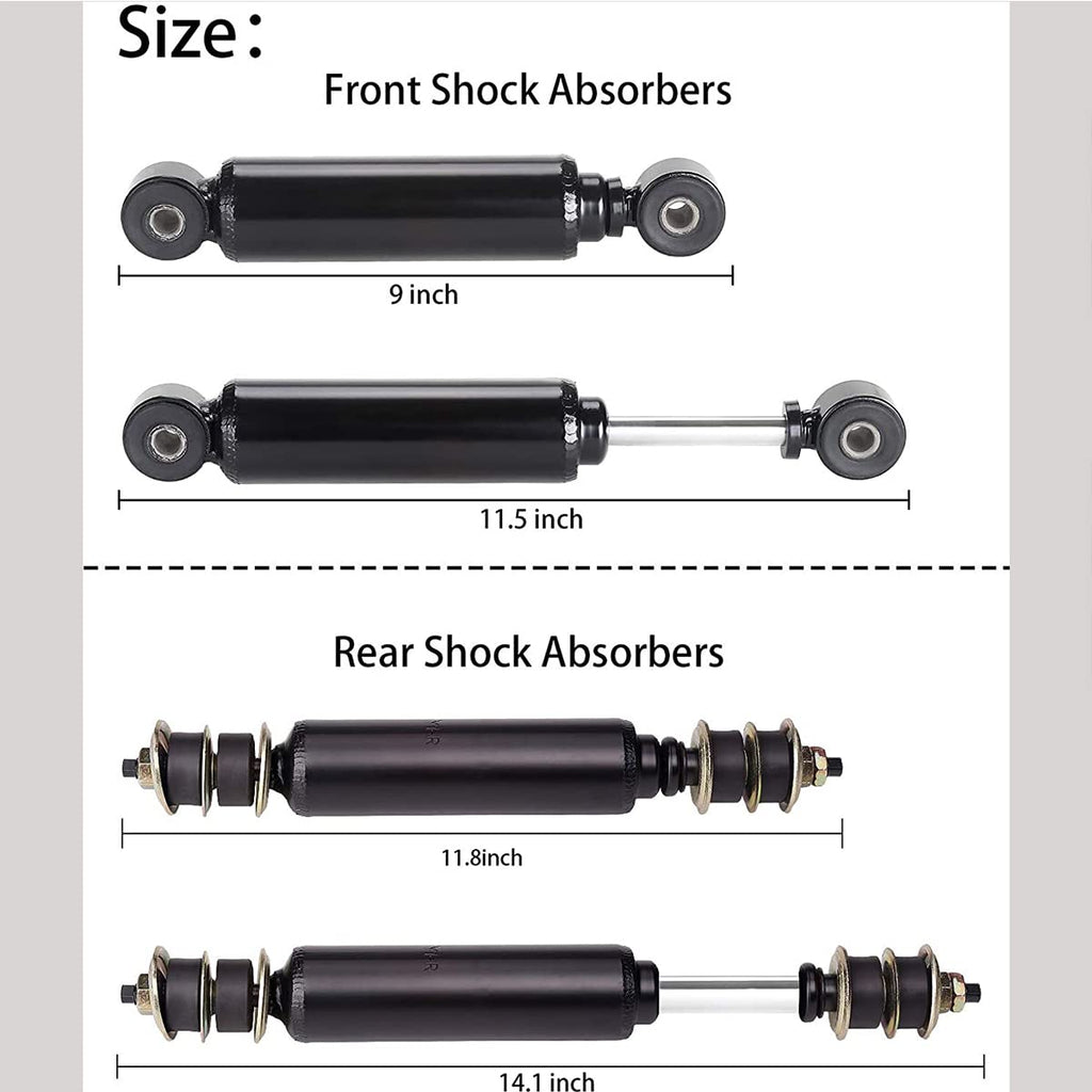 10L0L Club Car Ds Shocks  Precedent Shocks ,Golf Cart Front And Rear Shock Absorbers For Club Car Ds Ge 1988-Up,Precedent Ge 200