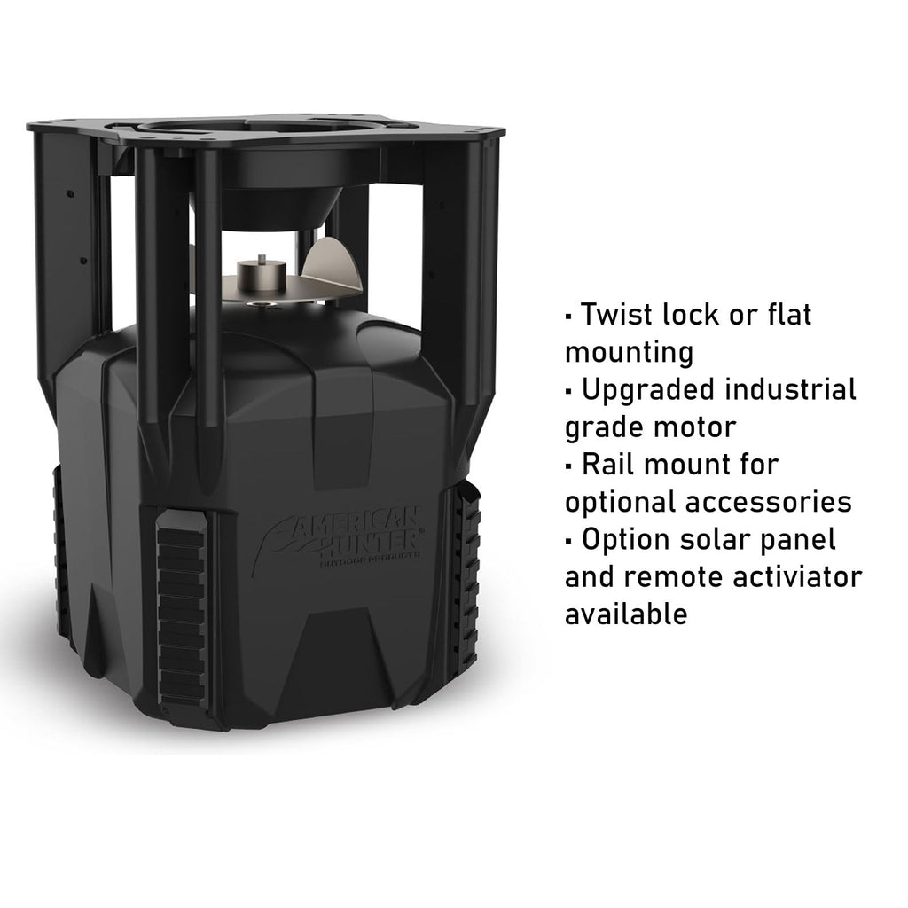American Hunter Xde Feeder Kit | Hunting Versatile Automatic Durable Steel Control Box With Motor & Digital Timer For Deer Game
