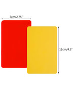 Mudder Sports Referee Card Set Red Card Yellow Card And Metal Referee Whistle Coach Whistle For Football Soccer