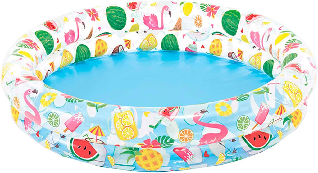 Intex Inflatable Stars Kiddie 2 Ring Circles Swimming Pool (48'' X 10'') [Assorted Styles]