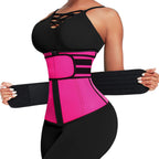 Wonder-Beauty Waist Trainer For Women Plus Size Two Belts Neoprene Workout Corset Waist Trainer Cincher Trimmer Sauna Belt With