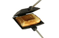 Coghlans Cast Iron Camp Cooker - Pre-Seasoned Pie Iron Sandwich Maker with Heat-Resistant, Removable Handles, Easy-to-Clean for