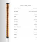 Winn Dri-Tac Wrap Oversize (+1/8'') Golf Grip, Classic Wrap-Style Design With Pronounced Contours For Ultimate Comfort, Winndry