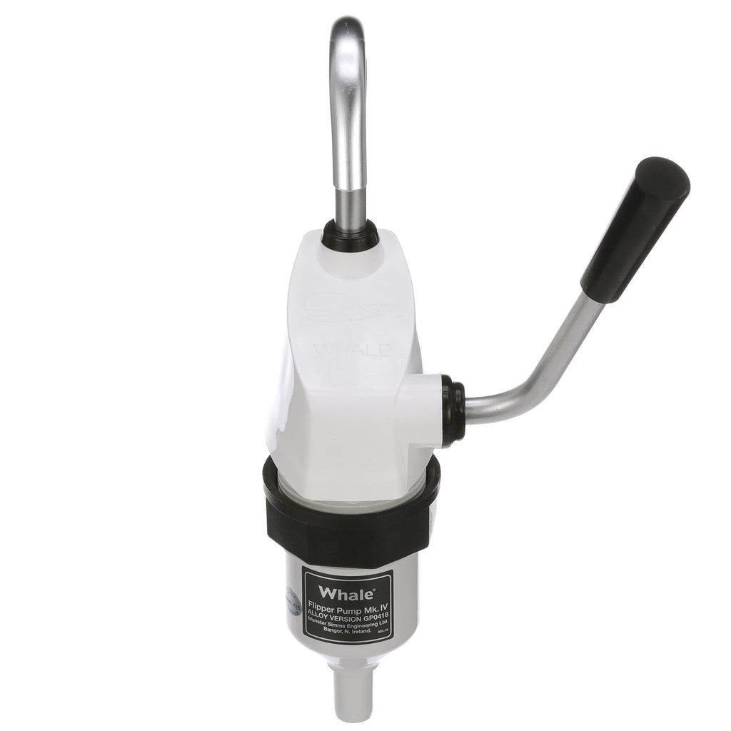 Whale Gp0418 Flipper Pump Mk 4 Hand-Operated Galley Water Pump, 1/2-Inch Flexible Hose Connection, 1.85 Gpm Max Flow Rate, Suita