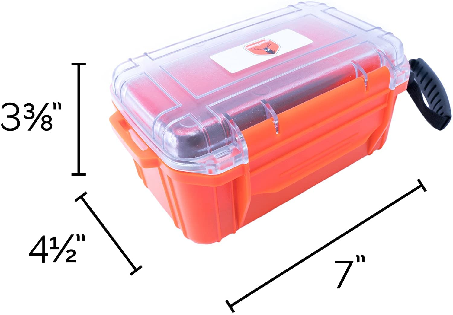 Guardian Hunting #1 Broadhead Case Best Broadhead Box Ultra Rugged & Durable. Holds 12-3 Inch Length Broadheads. Plastic Waterpr