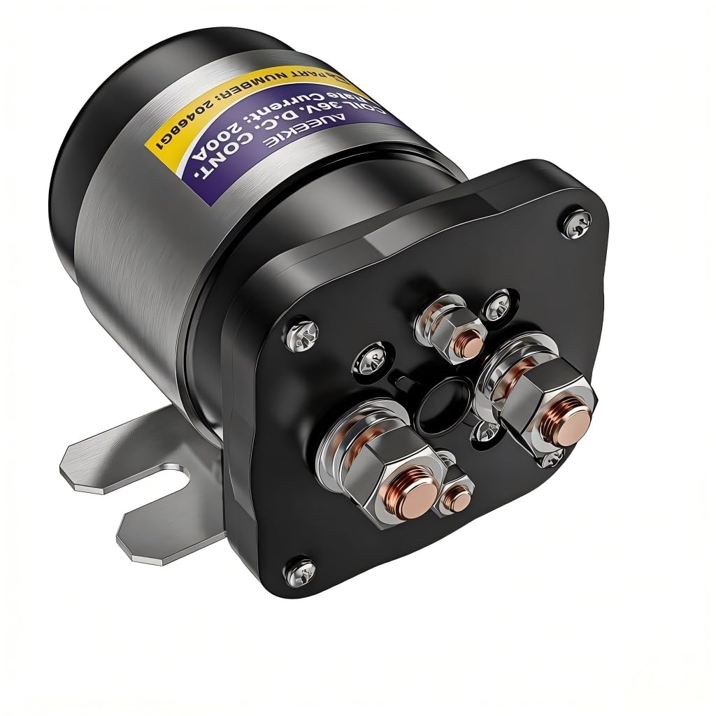 AUEEKIE Golf Cart Solenoid, 36V / 200A Solenoid Relay for Electric EZGO, Club Car DS, Yamaha, OEM# 20468G1, 1016072, JF3-H1950-0