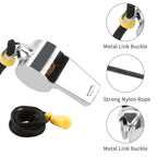 Whistle, Whistle For Coaches, Whistles, Coaches Whistle, Coaches Whistle With Lanyard, Stainless Steel Sports Whistle, Whistle F