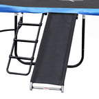 Trampoline Ladder Slide Kit, Universal Trampoline Ladder With Slide For Children Kids, Weather Resistant Galvanized Steel Slide 