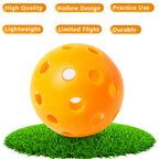 Thiodoon Practice Golf Training Balls Limited Flight 40Mm Hollow Plastic Colored Airflow Golf Balls For Swing Practice Driving R