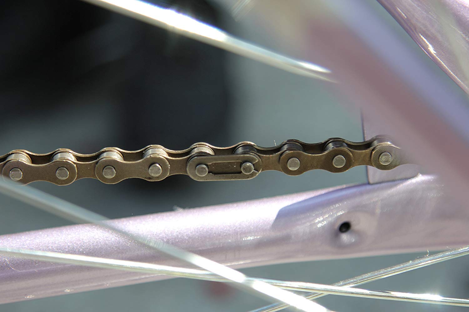 Zonkie Single-Speed Bicycle Chain 1/2 X 1/8 Inch 116 Links