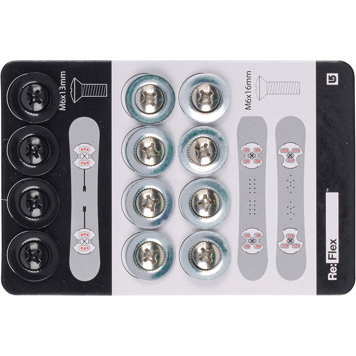 Burton Mens M6 Hardware Replace, Silver, One Size