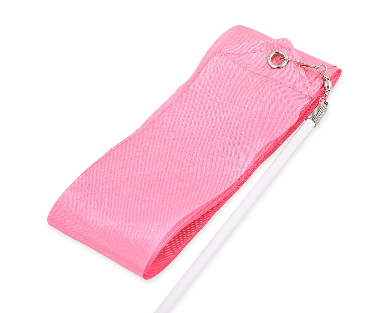 Ds. Distinctive Style Dance Ribbons With Wands 4M Rhythmic Gymnastics Ribbon Dance Streamer For Kids Baton Twirling - Pink