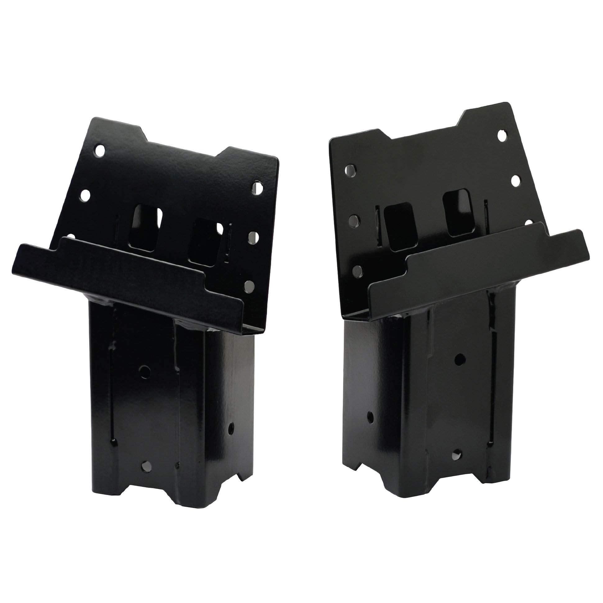 Hme High-Strength Welded Construction Durable Multi-Use Platform Brackets 4 Pack - For Use With Hunting Blinds, Play Sets, Tree