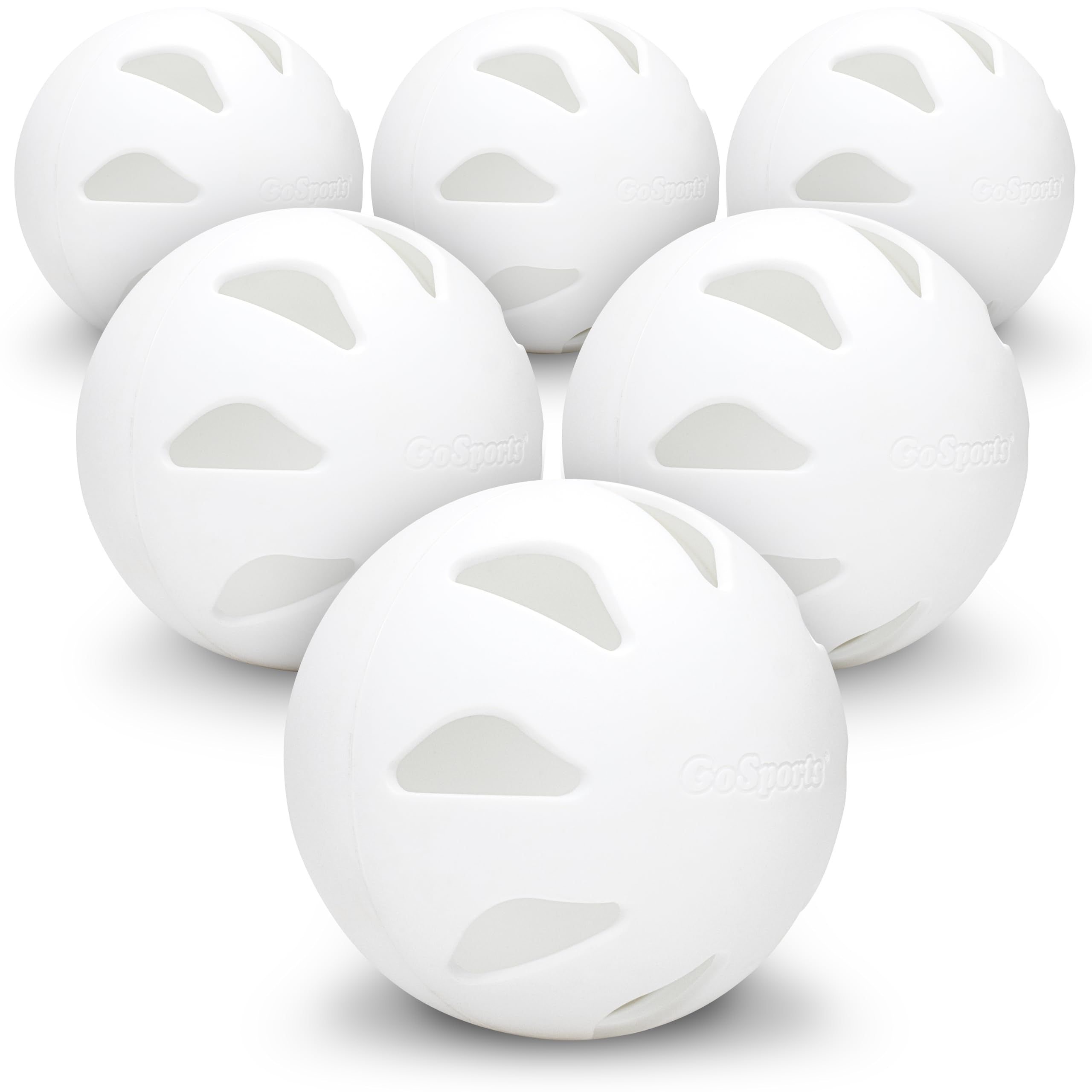 GoSports LotBall AIR Plastic Baseballs - 6 Pack