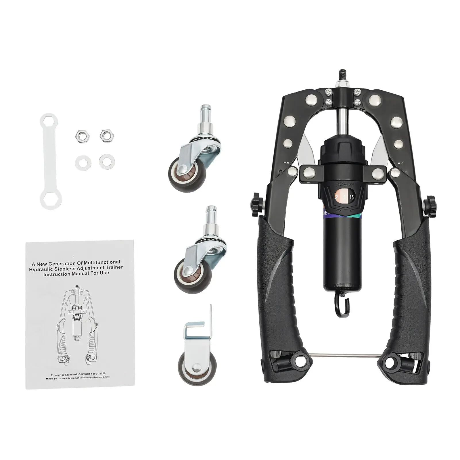 Mymus Twister Pro, Hydraulic Power Chest Press Machine, All-in-One Adjustable Hydraulic Arm Exerciser Twister Bar, 22-440lbs, 2-