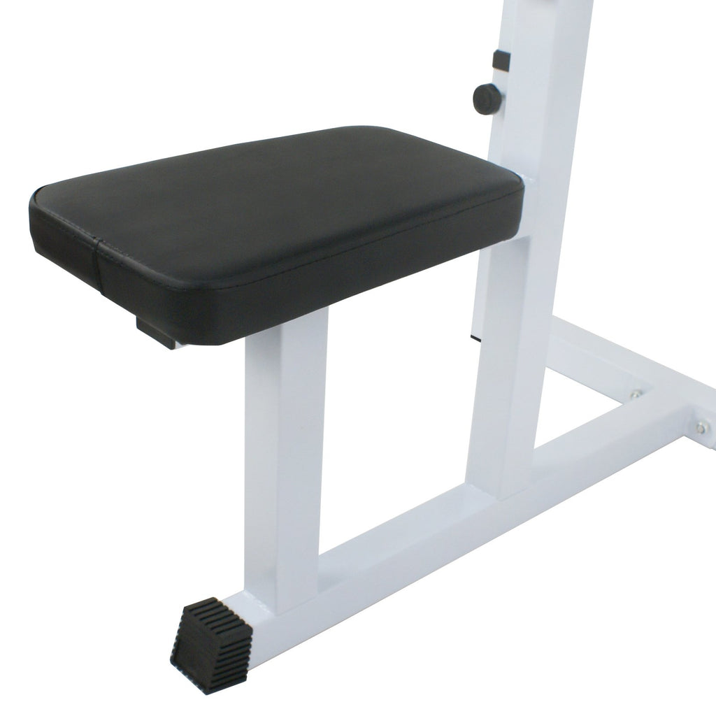 Bbbuy Adjustable Arm Preacher Curl Bench Bicep Strengh Bench Seated Strenghthen Training Isolated Barbell Dumbell Biceps Station