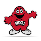Rico Industries Ncaa Western Kentucky Hilltoppers Mascot Shape Cut Pennant - Home And Living Room D  Cor - Soft Felt Ez To Hang