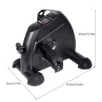 Zogin Mini Exercise Bike, Under Desk Pedal Exerciser Arm And Leg Exercise Cycle Bike With Lcd Screen Displays (Black)