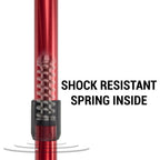 Crown Sporting Goods Shock-Resistant Adjustable Trekking Pole And Hiking Staff (Set Of 2), Purple, 43-Inch