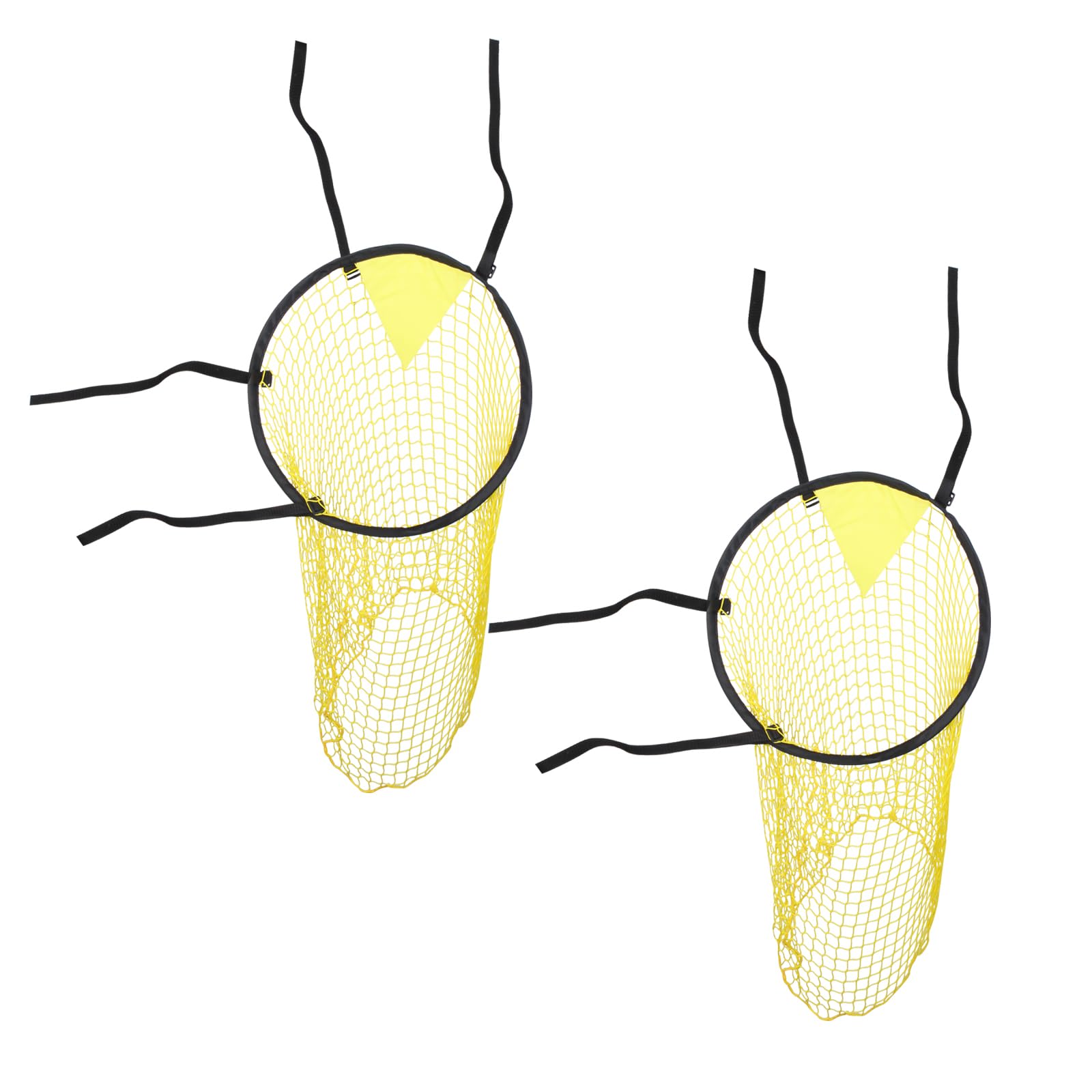 KVMORZE 2 Pcs Soccer Top Bins, Soccer Targets for Goals Training, Soccer Ball Target with Highlighted, Soccer Goal Target Nets f