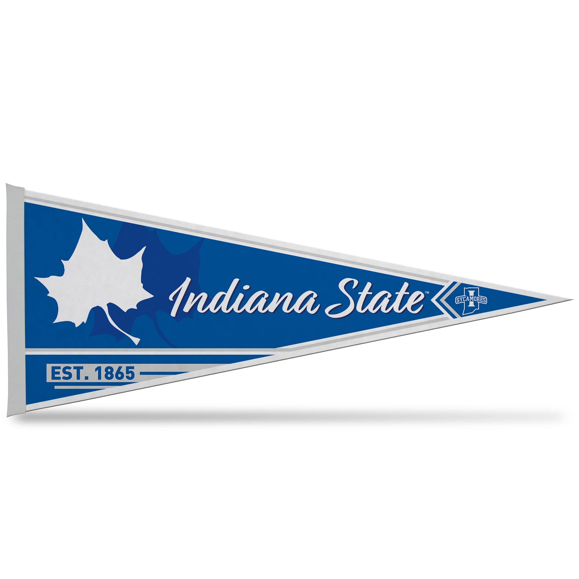 Rico Industries Ncaa Indiana State Sycamores Classic 12'' X 30'' Felt Wall D  Cor Pennant - Great For Home/Bed Room/Man Cave D