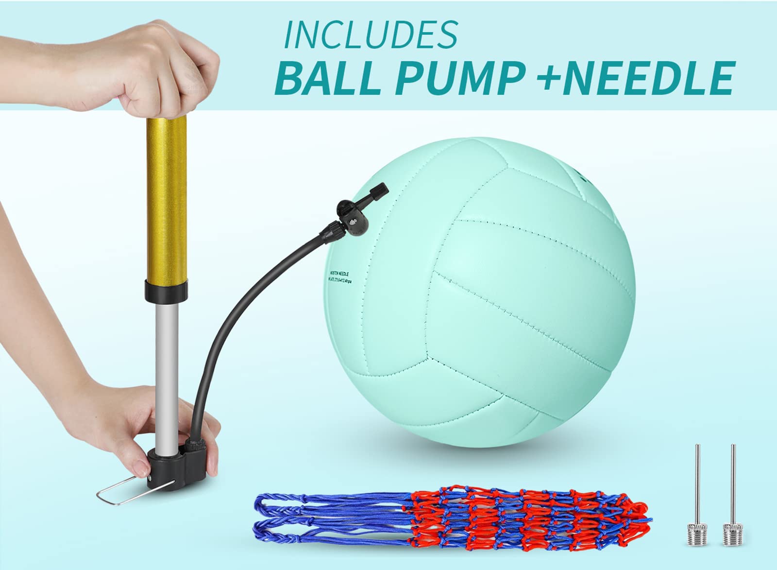 Adekale Official Size 5 Green Volleyball,Waterproof Soft Indoor Outdoor Volleyball For Game Gym Training Beach Play Suggest A Ch