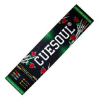 Cuesoul Heavy Duty Darts Mat Includes Both Official Soft & Steel Tip Throwline Rose Skull