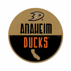 Rico Industries Nhl Hockey Anaheim Ducks Classic Shape Cut Pennant - Home And Living Room D  Cor - Soft Felt Ez To Hang