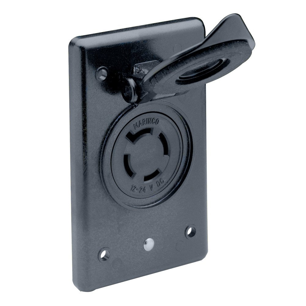 Marinco 2018Br-Mb 12/24V Receptacle W/Flip Lid