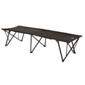 Kamp-Rite Standard Kwik Cot Quick Setup 1 Person Sleeping Bed With Side Storage Pockets, Storage Hammock And 600D Carry Bag, Bla