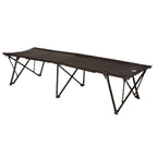 Kamp-Rite Standard Kwik Cot Quick Setup 1 Person Sleeping Bed With Side Storage Pockets, Storage Hammock And 600D Carry Bag, Bla