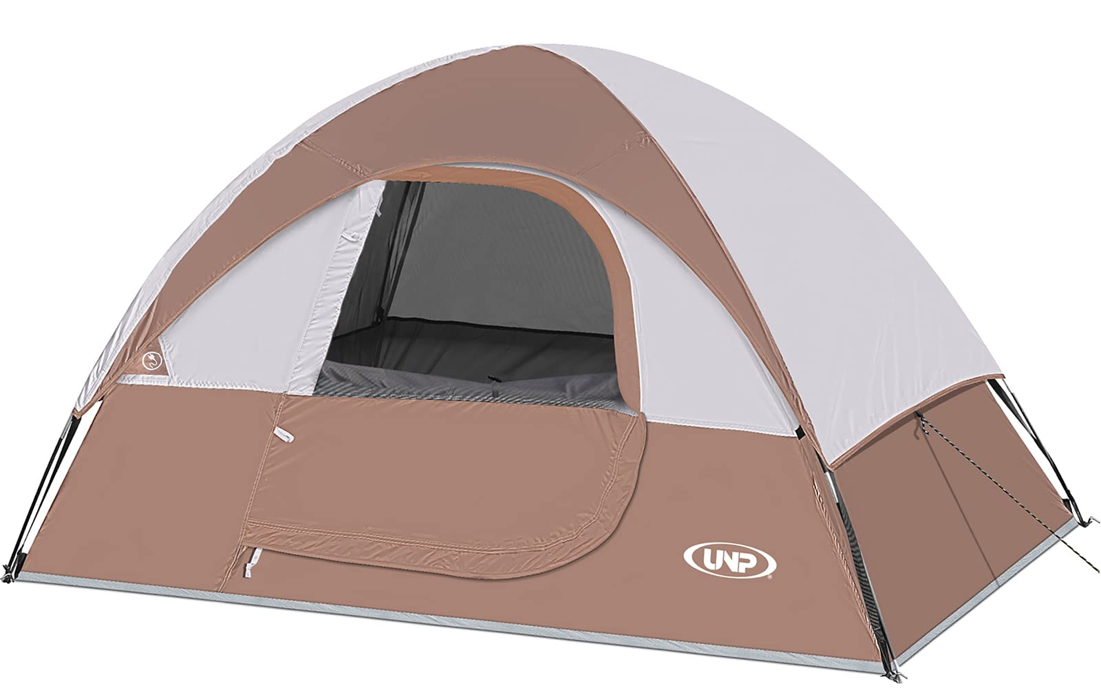 Camping Tent 2 Person, Waterproof Windproof Tent With Rainfly Easy To Set Up Portable Dome Tents For Camping