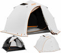 OutdoorMaster 2 Person Camping Tent, 4 Seasons Lightweight Backpacking Canopy, Waterproof and Weatherproof Sun Shelter, Double L