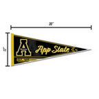 Rico Industries Ncaa Appalachian State Mountaineers Classic 12'' X 30'' Felt Wall D  Cor Pennant - Great For Home/Bed Room/Man C