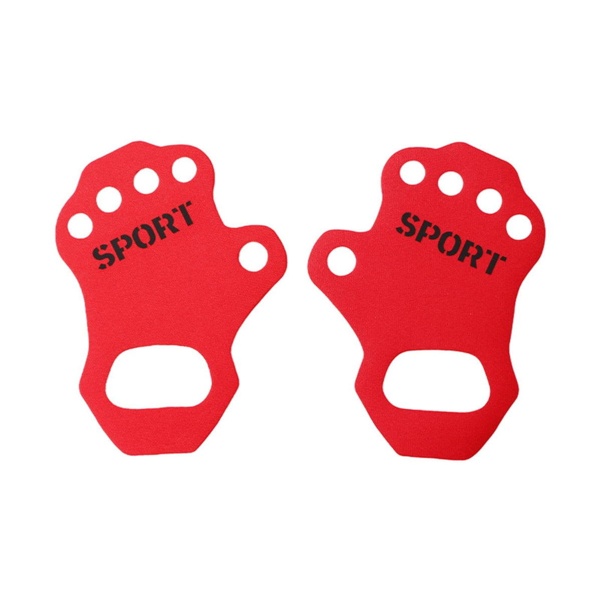 MERISHOPP Workout Gloves Hand Grips Weightlifting Grip Pads for Men Women Deadlift S Red|Sporting Goods|Fitness Running & Yoga|S