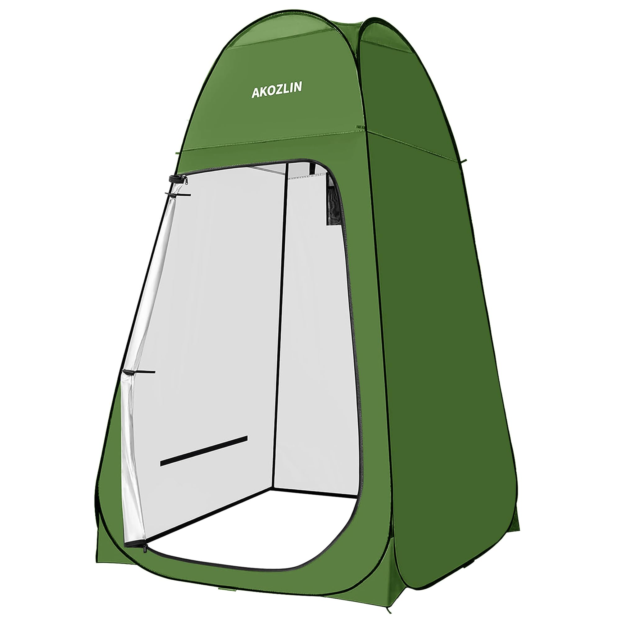 AKOZLIN Portable Pop Up Shower Tent Instant Privacy Dressing Changing Outdoor Shower Room Camp Toilet Tent 47.2 L  47.2 W  74.8 