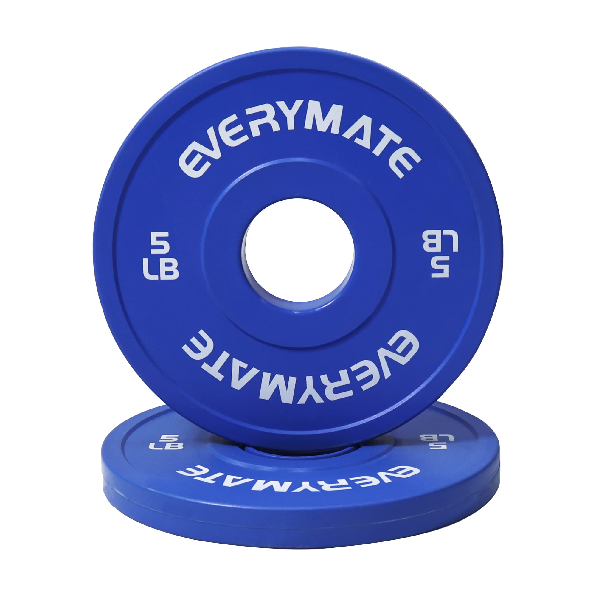 Everymate Change Weight Plates 5Lb Fractional Plate Olympic Bumper Plates For Cross Training And Olympic Weightlifting, 5Lb Weig