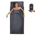 Frelaxy Sleeping Bag Liner, Xl Travel Sheet & Camping Sheet For Backpacking, Hotel, Hostels & Traveling, Comfy & Easy Care, Full