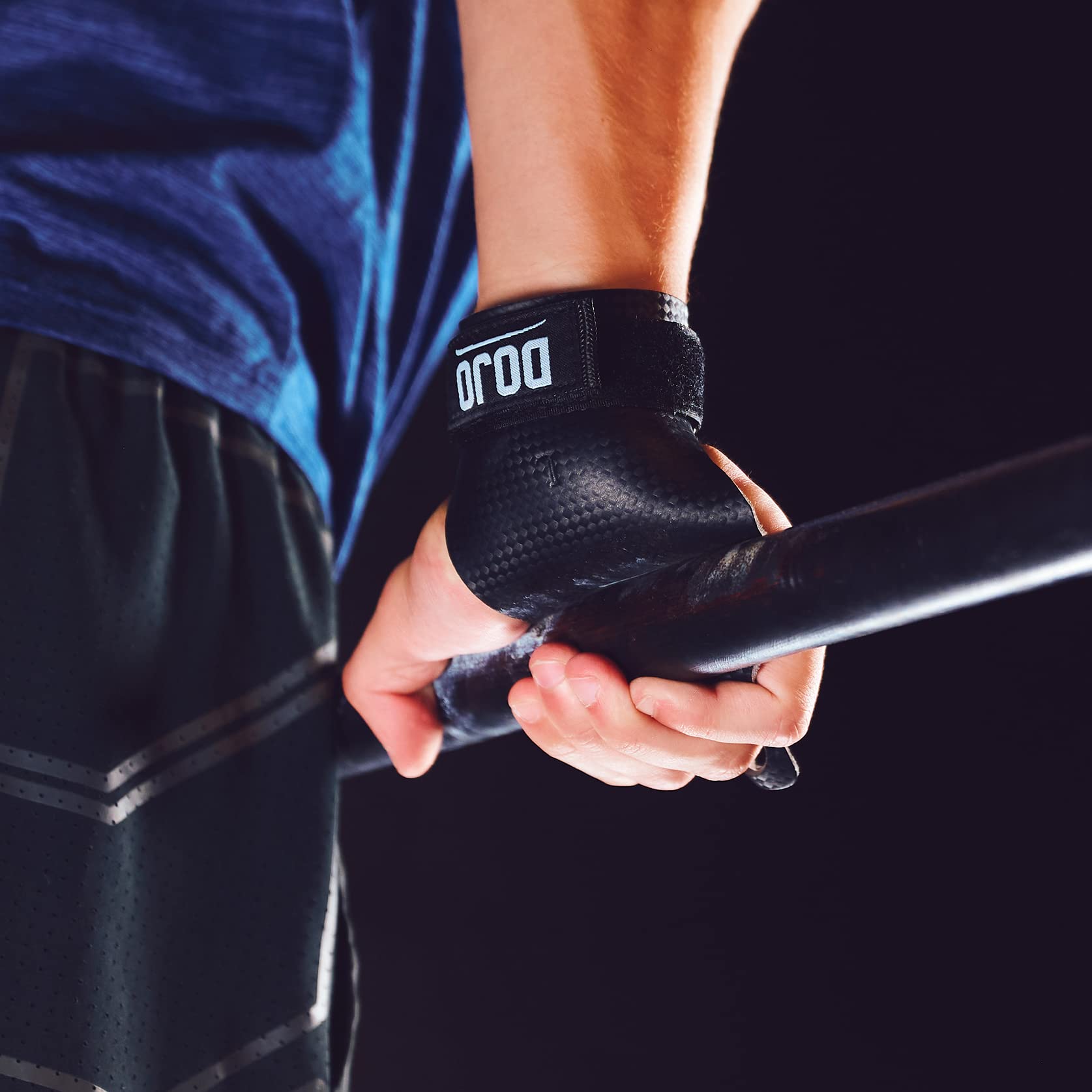 Dojo Carbon Gymnastics Grips For Cross Training - Pull Ups Weight Lifting & Training-Gym Workout Gloves Hand Palm Protector For