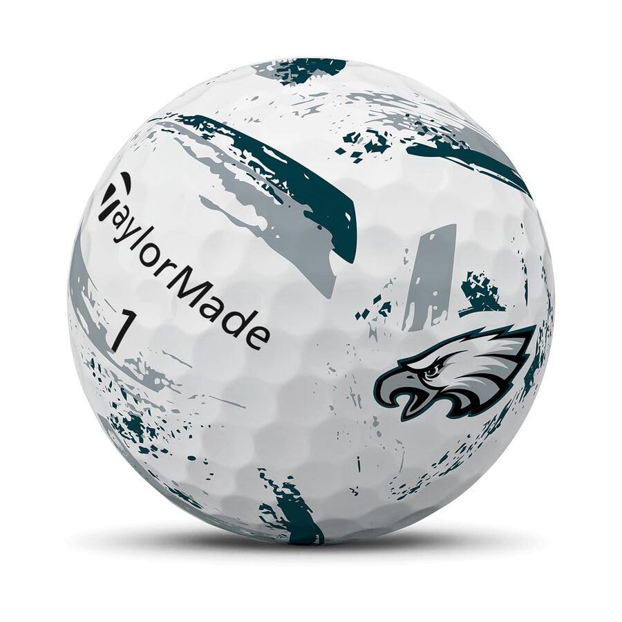 TaylorMade Golf Speed Soft Ink NFL Philadelphia Eagles Dozen