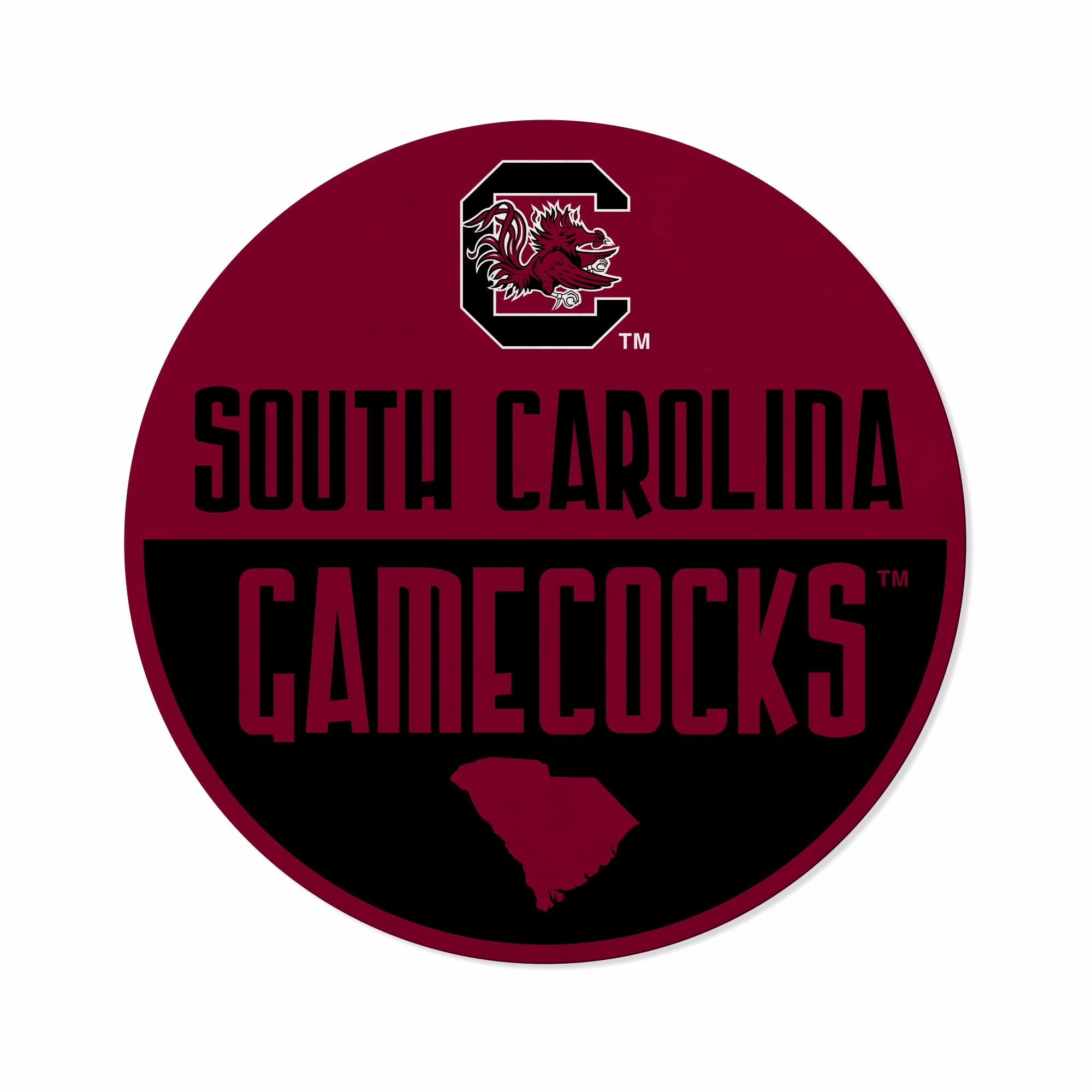 Rico Industries Ncaa South Carolina Gamecocks Classic Shape Cut Pennant - Home And Living Room D  Cor - Soft Felt Ez To Hang 20.