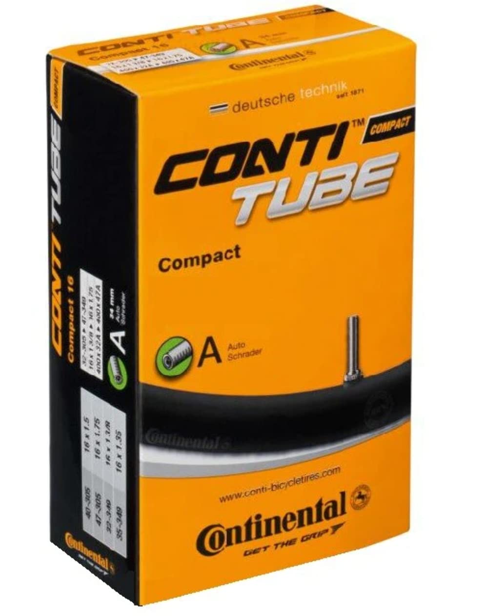 Continental 26'' Bicycle Tube, 1.75''/2.5'' 40Mm Schrader Valve