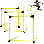 Nbguigdstr 3Pcs Hurdles Training Equipment, Adjustable Height Hurdles Track And Field, Agility Speed Jumping Training Equipment