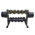Protoner Weight Storage Rack, 2Tier Dumbbell Stand For Home Gym, Grey