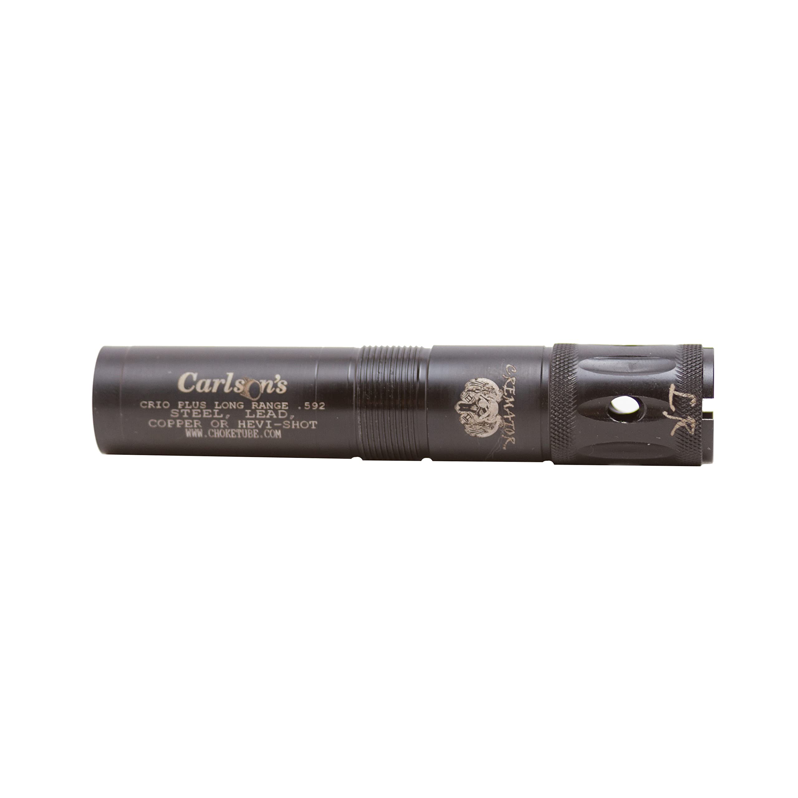 Carlsons Choke Tubes 20 Gauge Compatible For Benelli Crio Plus [ Long Range | 0.595 Diameter ] Blued Steel | Cremator Ported Wat