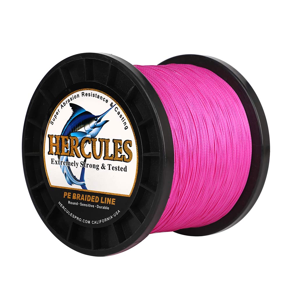 Hercules Super Cast 1000M 1094 Yards Braided Fishing Line 180 Lb Test For Saltwater Freshwater Pe Braid Fish Lines Superline 8 S