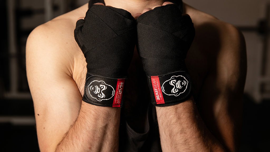 Beast Gear Boxing Wraps - Hand Gloves For Kickboxing, Martial Arts