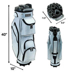 Izzo Golf Vault Golf Cart Bag - Navy